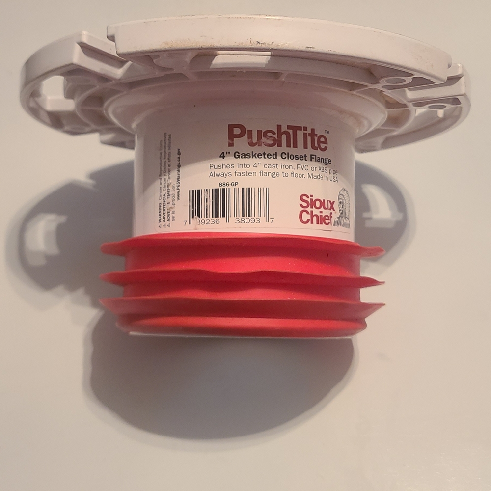 Sioux Chief PushTite 4in Gasketed Closet Flange 886-GP